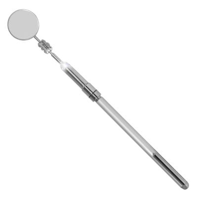 Telescopic inspection mirror Ø30 mm with LED light (L= 665 mm)